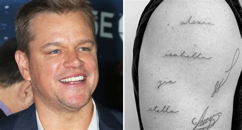 damon jackson tattoo meaning|Matt Damon Gets 4 New Tattoos in Honor of his Daughters.